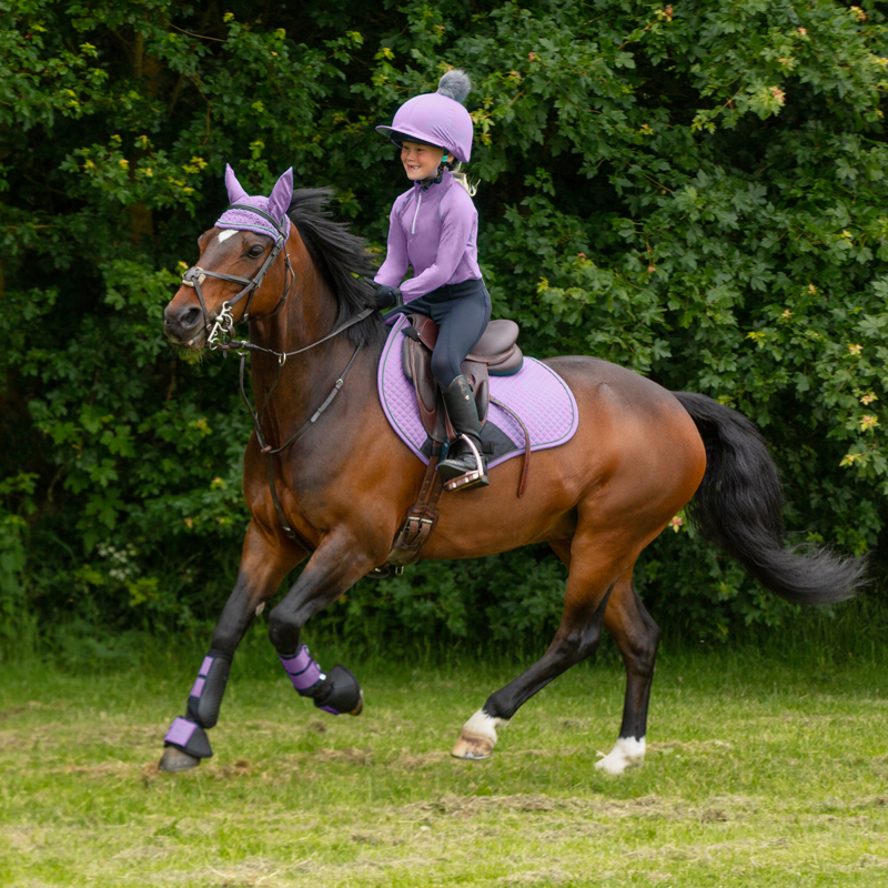 Hy Sport Active Over Reach Boots - Blooming Lilac-1